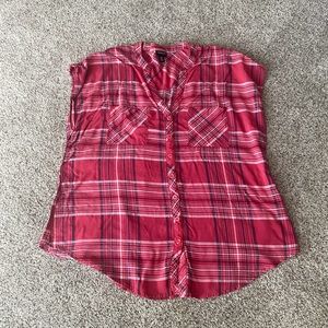 Torrid plaid top